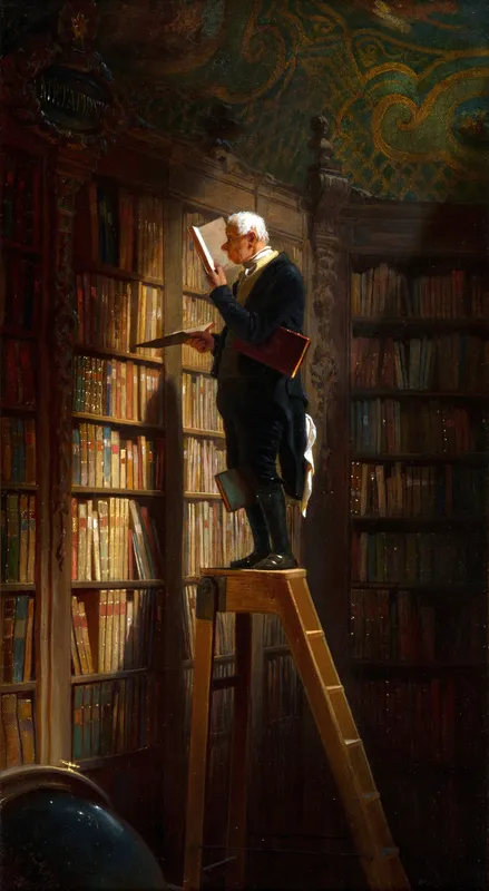 The Bookworm (circa 1851) by Carl Spitzweg